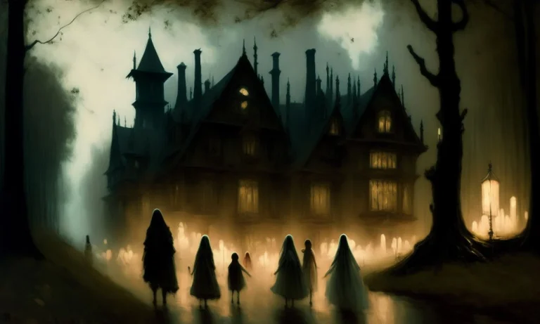 A Dark Forest Haunted By Ghosts, Witches And Werewolves, Wit...