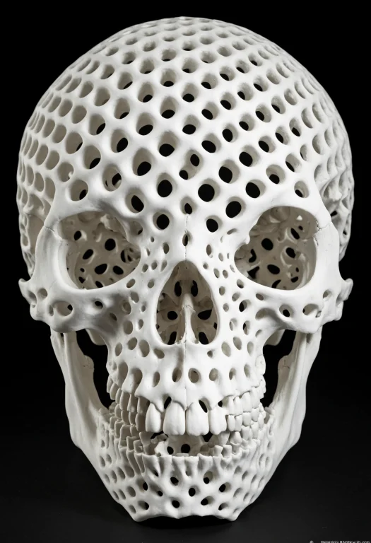 Loragyroidshapemorph-xl0.8,a Recognizable Human Skull Made E...