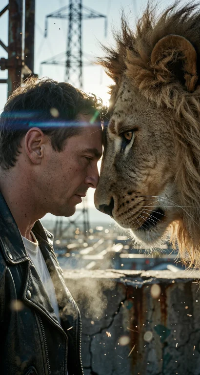 A Gritty, Intense Hyper-realistic Cinematic Portrait Of A Ma...