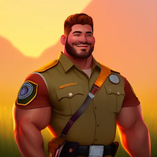 Subtle Smile, Digital Painting, Bara, Trending On Art Statio...