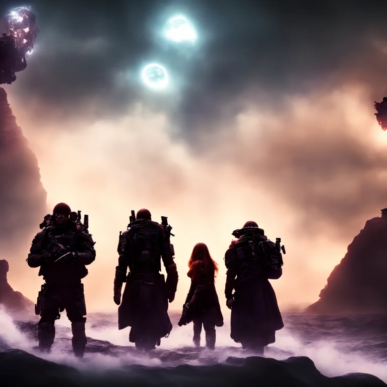 Photo, Scififantasy A Group Stranded On A Haunted Island, Bo...