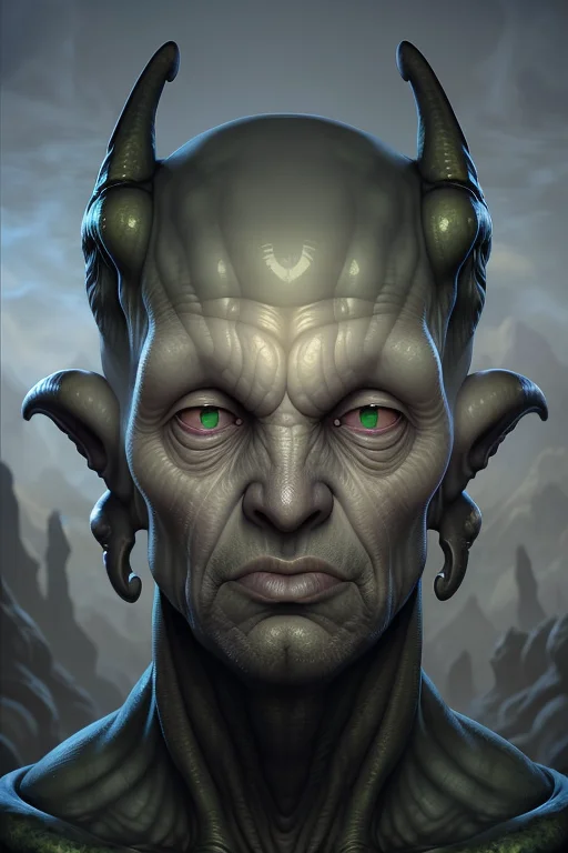 Dreamlikeart Portrait Of Hulking Herculean Extra Terrestrial...