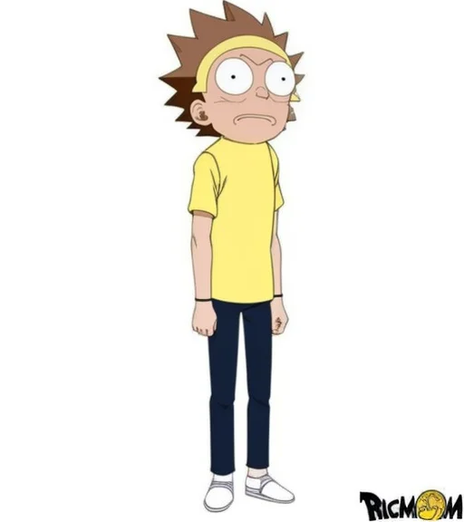 Dbz Style, Young Morty Smith1.2 From Rick And Morty, Wearing...