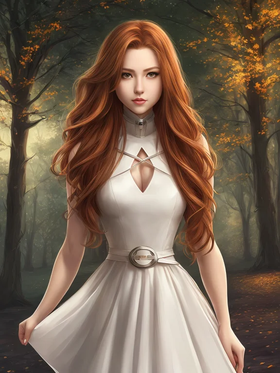 Artgerm Lau, Beautiful Caucasian Lady In Park In Moonlight,...