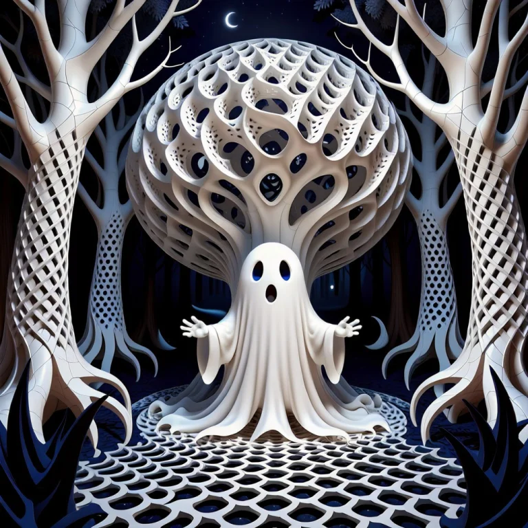 A Gigantic Friendly Ghost Completely Transformed Into An Int...