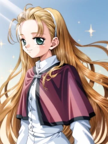 Kanuma Youko, 1girl, Solo, Long Hair, Looking At Viewer, Smi... — Stable Diffusion AI Prompt: kanuma youko, 1girl, solo, long hair, looking at viewer, smile, blonde hair, gre...