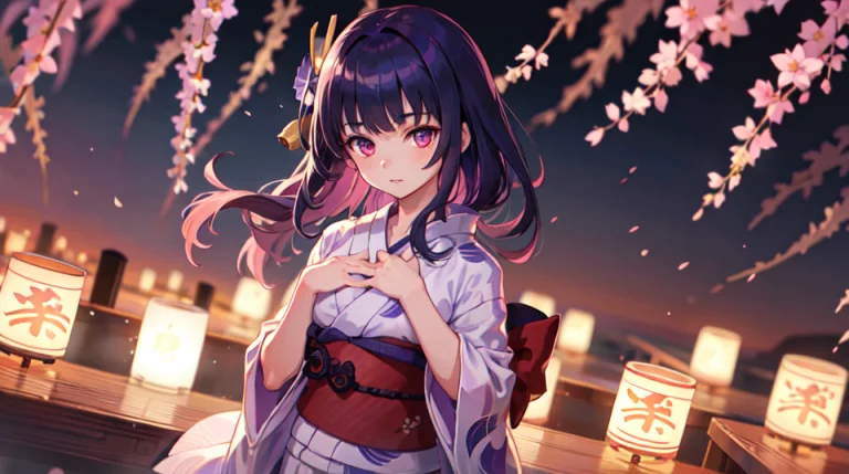 Loraraiden Shogunlora0.1 1girl, Solo, Raiden Shogun Genshin...