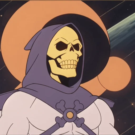 Wearing Green Hood, Orange Skin, Red Face, Floating In Outer...