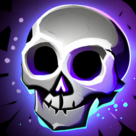 Skull Rune, Stylized Game Icon — Stable Diffusion AI Prompt: skull rune, stylized game icon