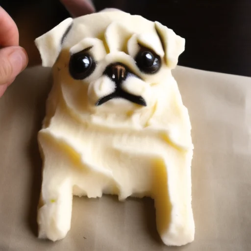 Pug Made Of Mashed Potatoes Loratatersv100.55