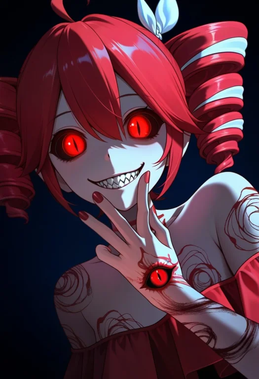 Kasane Teto,1girl, Solo, Drill Hair, Twin Drills, Red Hair,...