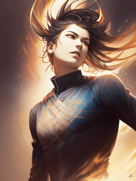 Zhongli Genshin Impact, Upper Body Digital Painting, Best Qu...
