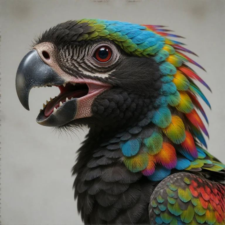 Create A Photorealistic Wildlife Photograph Of An Entirely O...