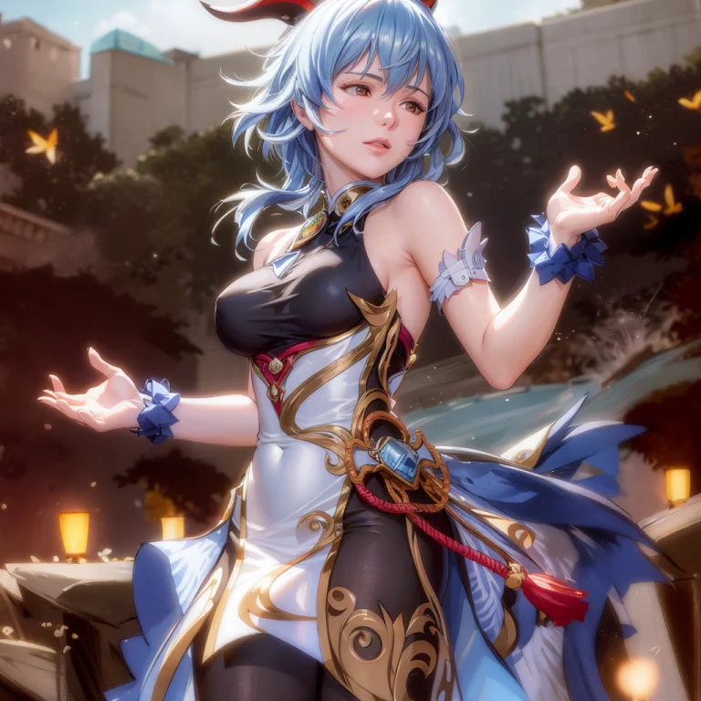 Masterpiece, Best Quality,1girl,ganyu Genshin Impact,mature...
