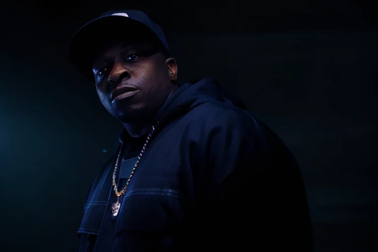 Fashion Portrait Photoshoot, Black Hiphop Man Scarface Weari...