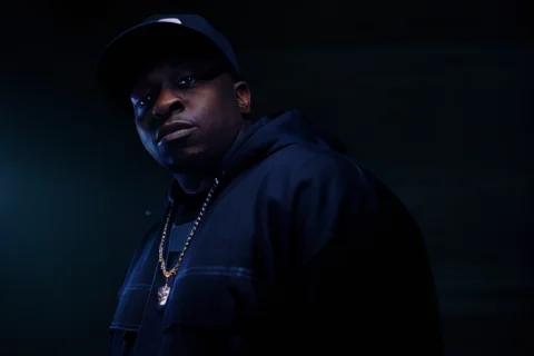Fashion Portrait Photoshoot, Black Hiphop Man Scarface Weari... — Stable Diffusion AI Prompt: fashion portrait photoshoot, black hiphop man scarface wearing 1990s blue jeans,...