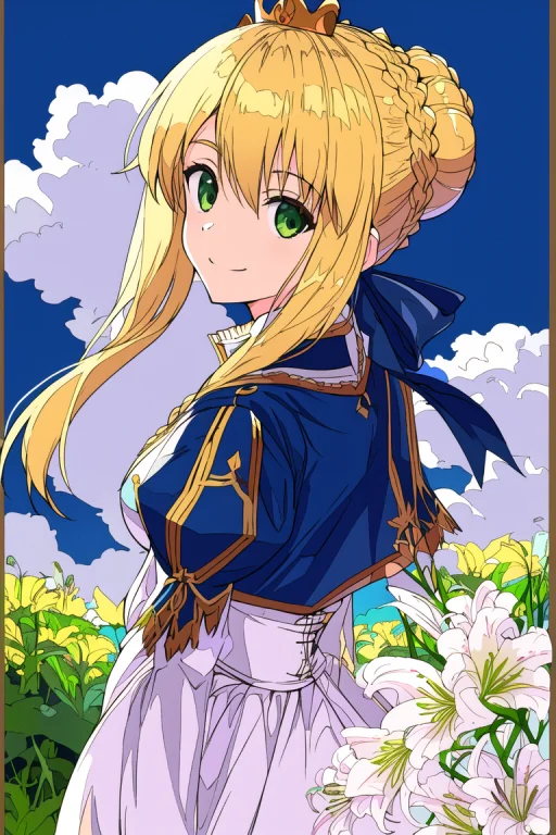 Masterpiece, Best Quality, Flat Color, Artoria Pendragon, Li...