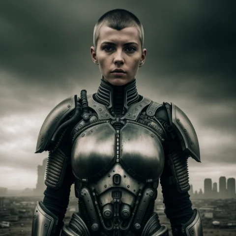 Raw Photo, 1girl, Biopunk Style, Giger Style, Gloomy1.4, A P... — Stable Diffusion AI Prompt: RAW photo, 1girl, biopunk style, giger style, (gloomy:1.4), a portrait of woman...