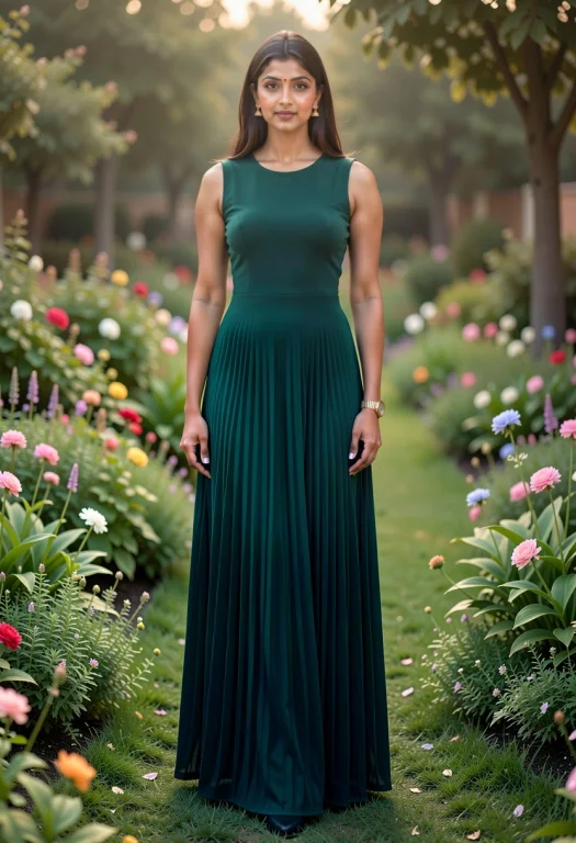 Ull-length Outdoor Portrait Of A South Asian Woman Standing...