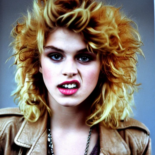Adorable Face, Sneering Mouth, Glaring Eyes, Looking Straigh...