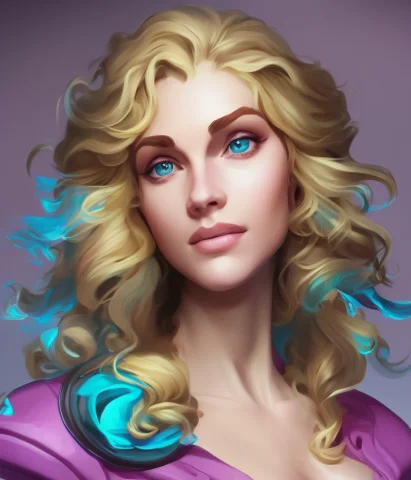 Charhelper, Color Splash, Beautiful Young Woman With Curly B... — Stable Diffusion AI Prompt: CharHelper, color splash, beautiful young woman with curly blond hair, colorful,...