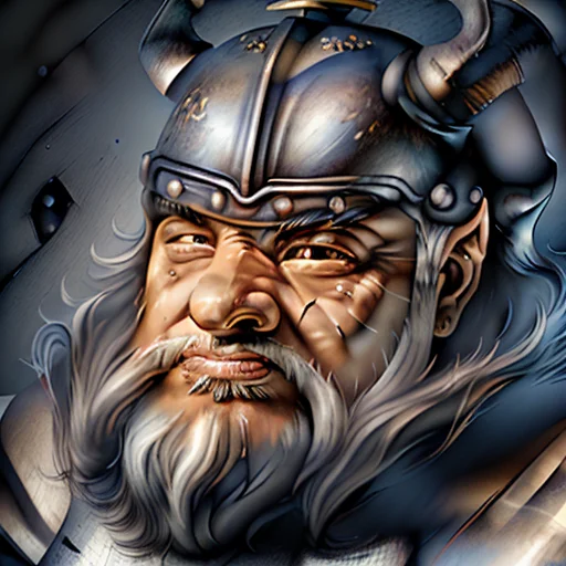 Knight, Open Helmet, Gray Beard, Castle, Lorabgp1, Bgp Style