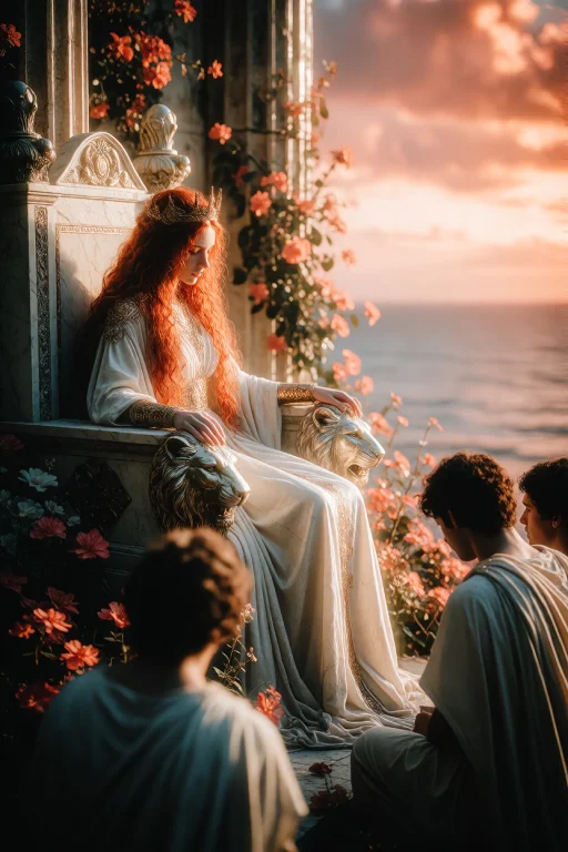 Zidiusart, An Epic Fantasy Illustration Of A Beautiful Godde...