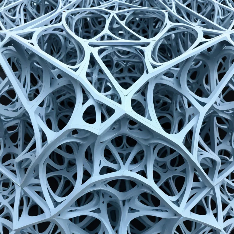 Intricate, Detailed, Impossible Polygon, Gyroid, Lattice Str...