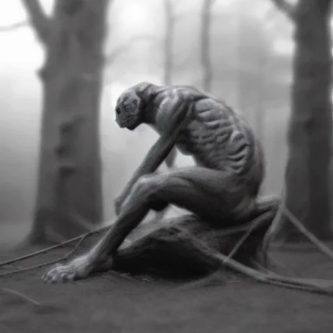 Creature Sitting On A Tree Lorafftage-0000011 — Stable Diffusion AI Prompt: creature sitting on a tree 
