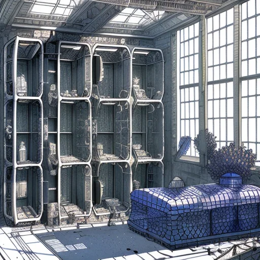 Analogue, Moebius1.3 Portrait Of A Liminal Space Station Lan...