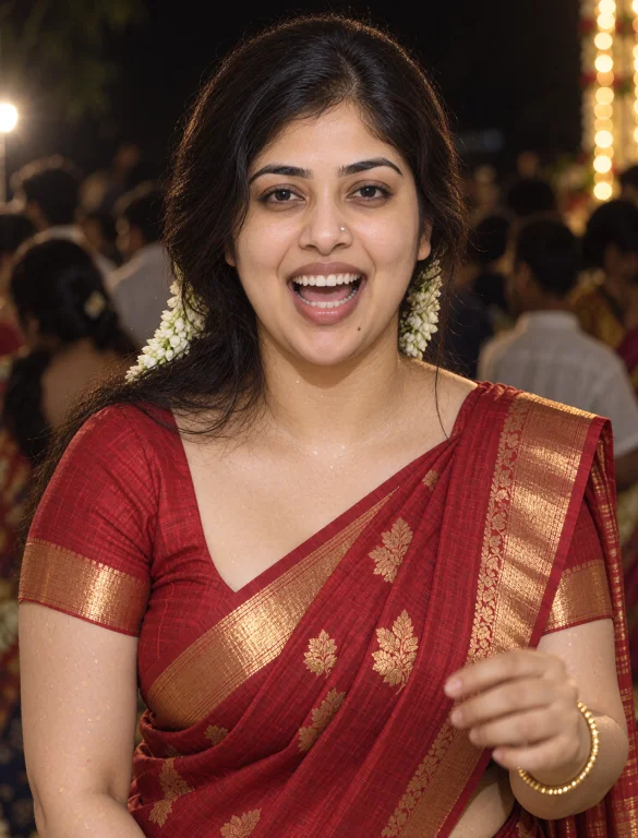 Zxrevathi Woman, 33 Years Old, Waist-up, Candid Photo At A W...