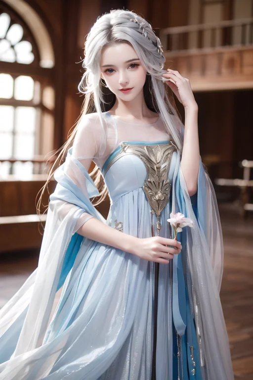 Masterpiece, Best Quality, 1 Young Woman, Detailed, Medival...
