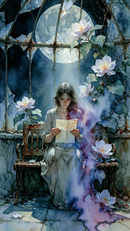 Transparent Watercolor And Alcohol Ink On Textured Paper, De...
