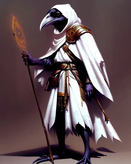 Medium Shot Of Assyria, White Kenkuperson, Bard, Fantasy, Vo...