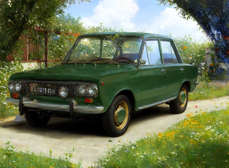 Realistic Photo Of A Lada, By Jeremy Lipking, By William Bou...