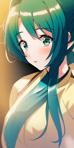 1girl, Ponytail, Green Hair, Long Hair, Green Eyes, Portrait... — Stable Diffusion AI Prompt: 1girl, ponytail, green hair, long hair, green eyes, portrait, , sonozaki mion, 
