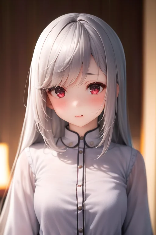Masterpiece, Best Quality, 1girl, Upper Body, Silver Hair, R...