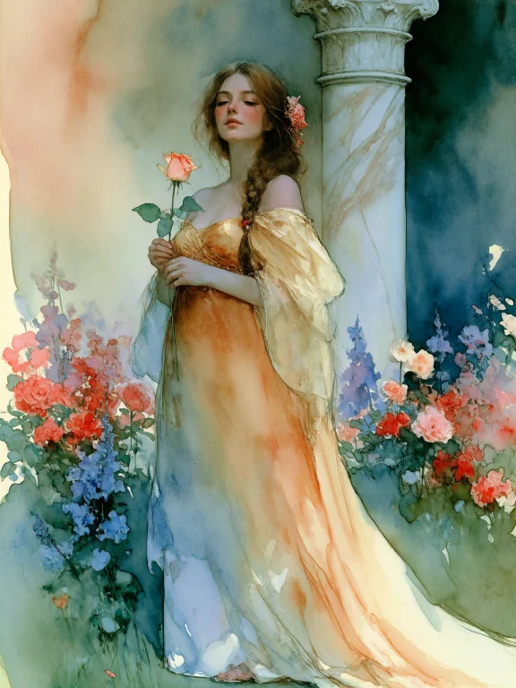 Watercolorinks, Wet-on-wet Watercolor Ink Painting. A Fluid,...