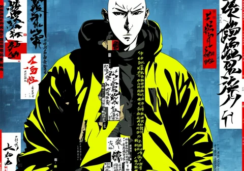 Kan, Kanji, Saitama, Psychic Energy Blast, Rendition Of Inti... — Stable Diffusion AI Prompt: KAN, Kanji, saitama, psychic energy blast, rendition of intimidating cYBERPUNK H...