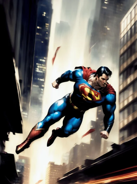 Modelshoot Style, Extremely Detailed 8k Wallpaper, Superman...