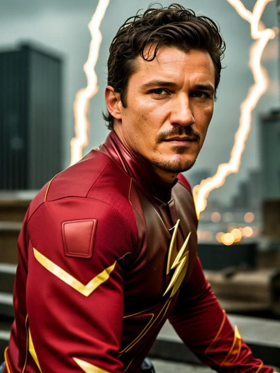 Raw Photo, A Portrait Photo Of Brutal 45 Y.o Pedro Pascal As...