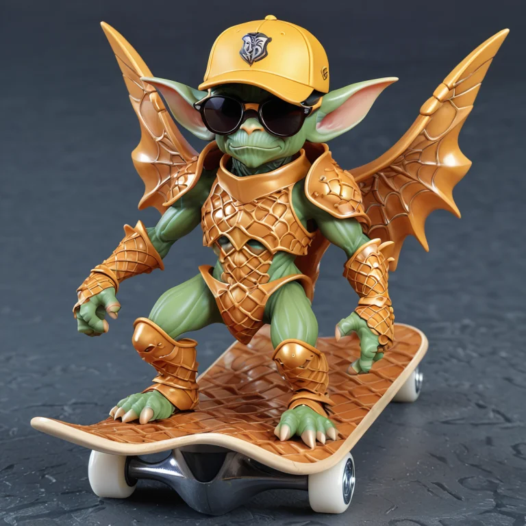 Gyroid, Lattice Structure1.1, Goblin Paladin, Wearing Sungla...