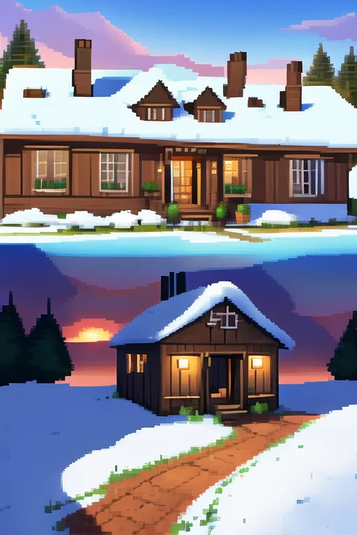 A Cute Snow House