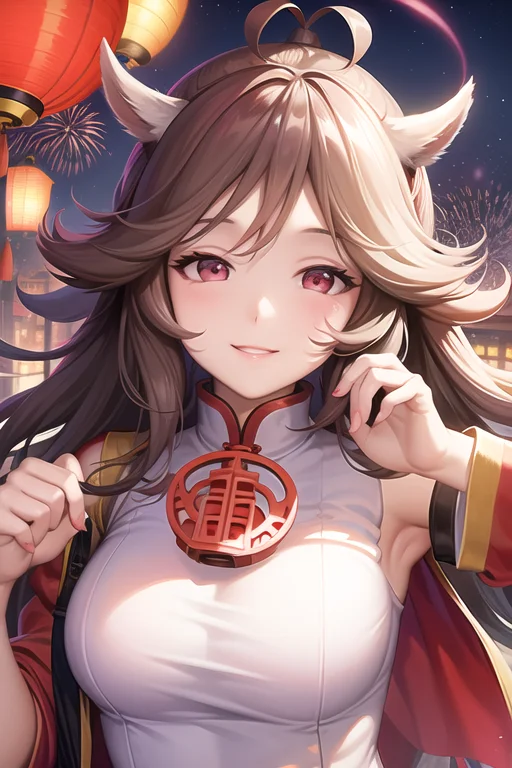 Sfw,long Hair Woman Light Makeup Smile Happily,solo1.5,weari...
