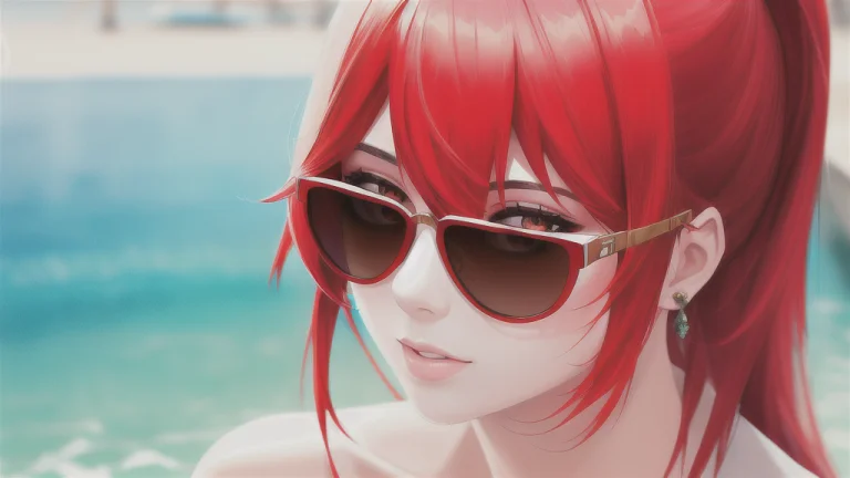 Masterpiece, High Quality, Very Detailed, 1girl, Sunglasses,...