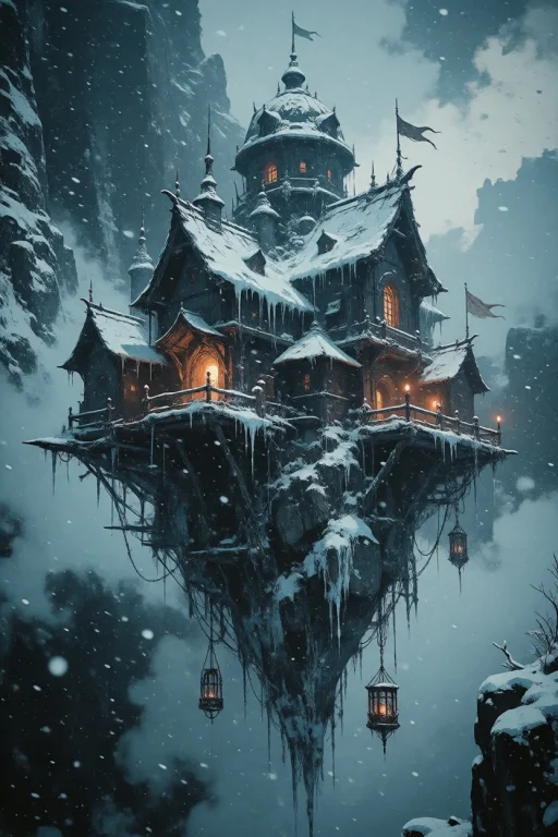 Nature, A Dark Fantasy Concept Art Painting Of A Massive, Mu...