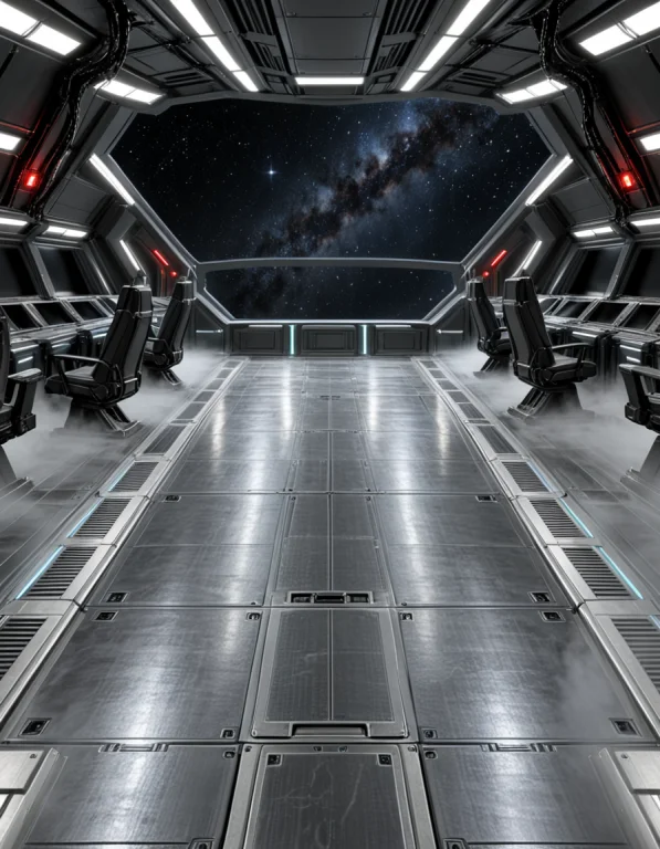 3d3n Sh1p, Photorealistic, Command Bridge Of A Realistic Hum...