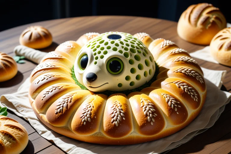 Bread Bright Solarpunk Utopia, Organic Architecture, Lush Gr...
