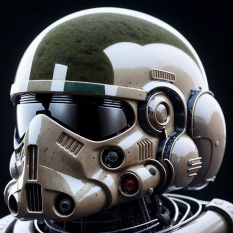 Hypernetdr0ne11 Ancient Abandoned Weared Out Chrome Plated T... — Stable Diffusion AI Prompt: ancient abandoned weared out chrome plated titanium and mate black dirty humano...