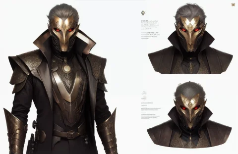 Tkchar A Organic Male Cyborg Vampire Mask, Diffuse Lighting,... — Stable Diffusion AI Prompt: tk_char a organic male cyborg vampire mask, diffuse lighting, fantasy, intricate...